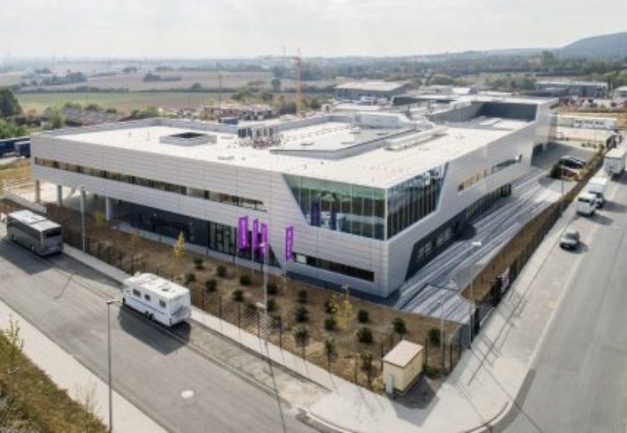 Nexen Tire Gebäude Luftaufnahme